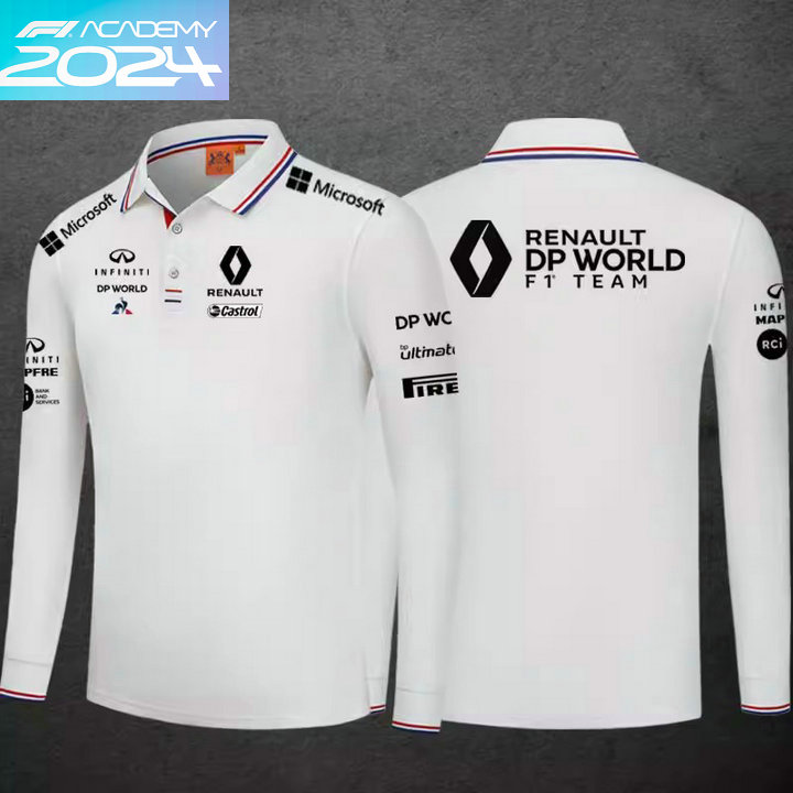 2024 Polo Manche longue Renault DP World F1 Team Homme